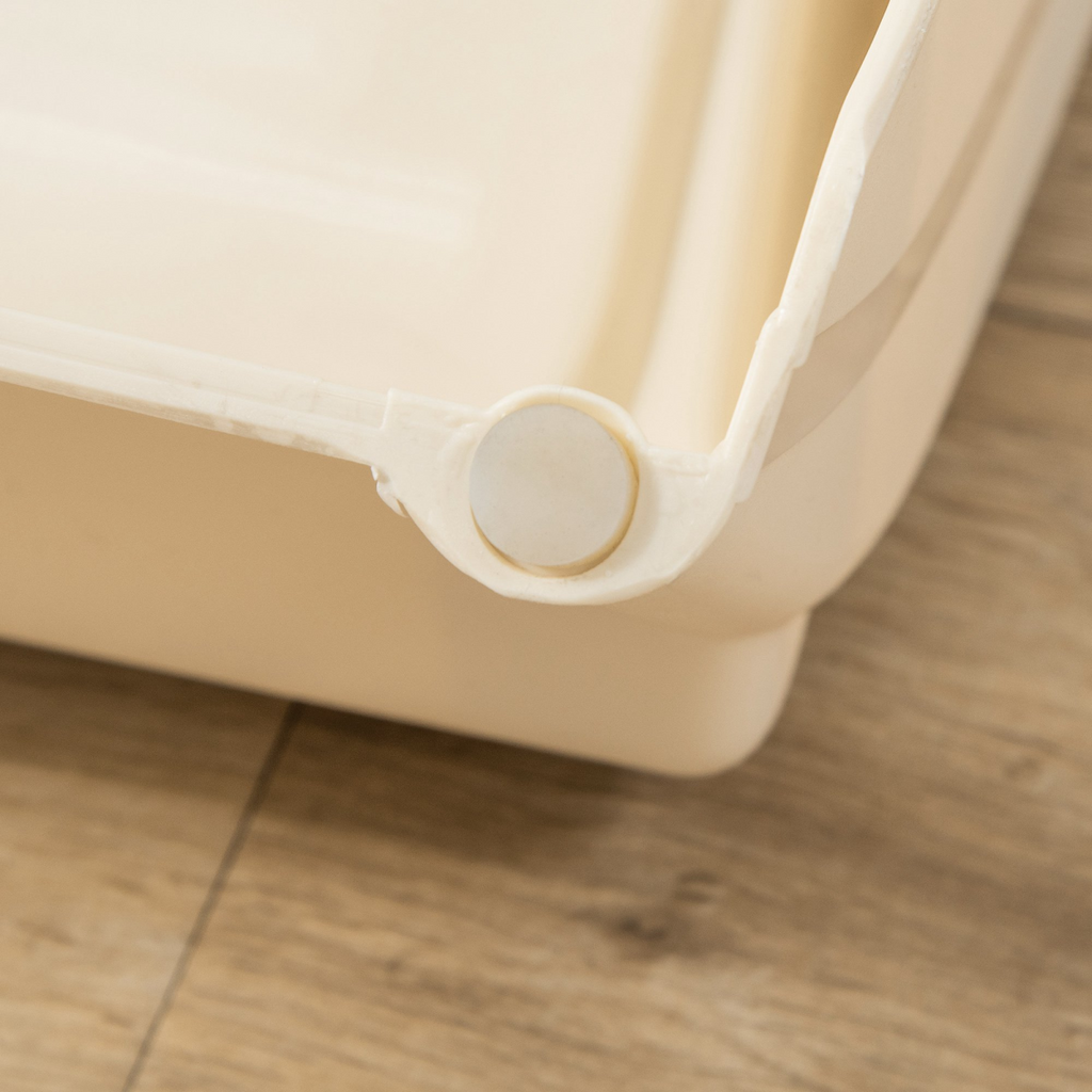 Portable Non-Slip Dog & Cat Steps for Bed & Sofa - Beige