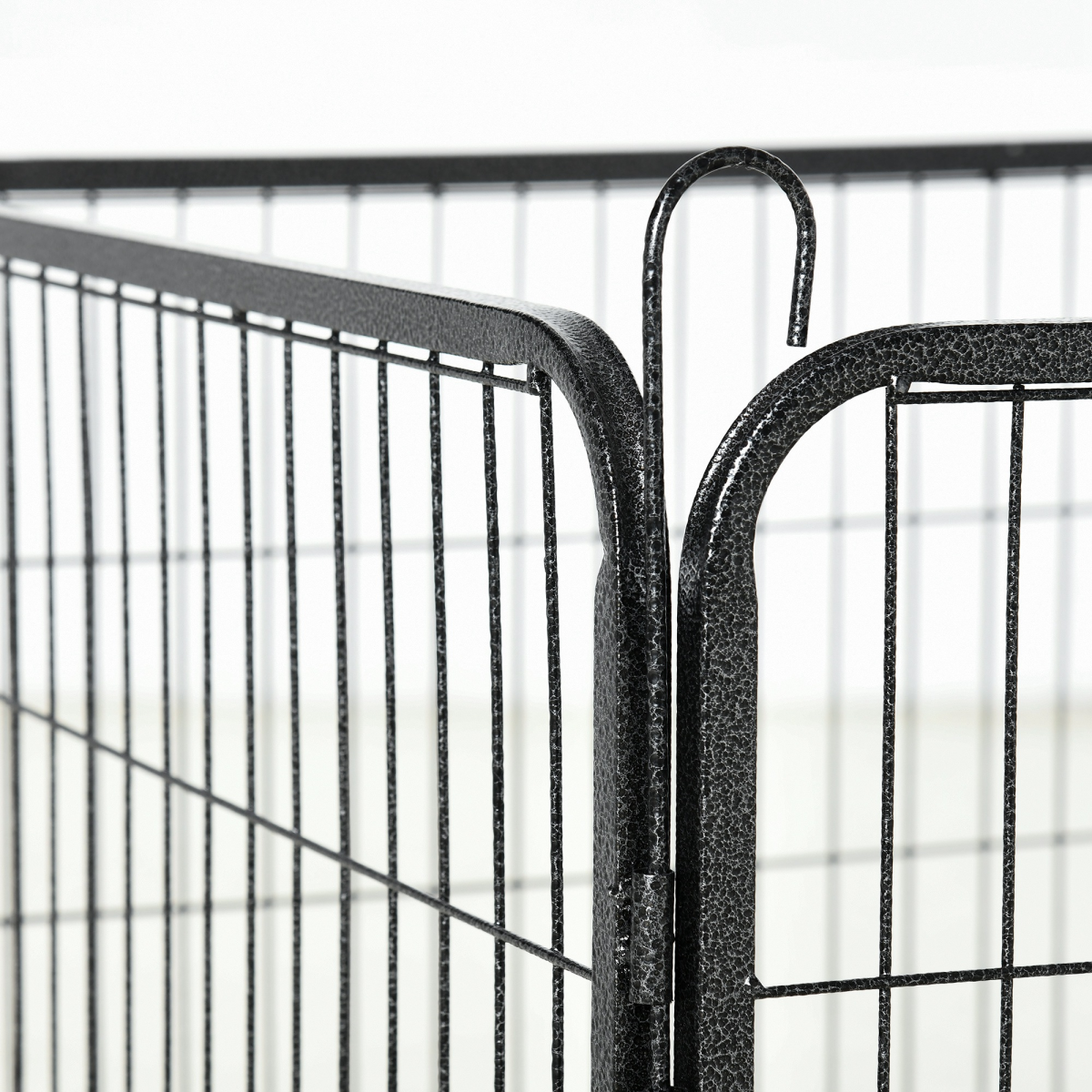 Heavy-Duty 12-Panel Pet Playpen with 2 Doors, 80x60 cm, DIY Fence