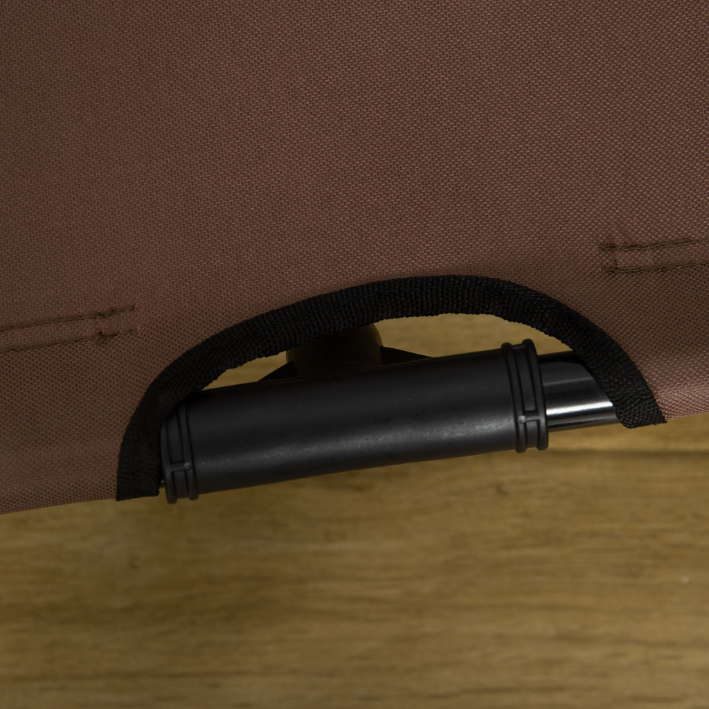 122cm Elevated Dog Bed with Canopy Tent — Outdoor Shelter & Shade