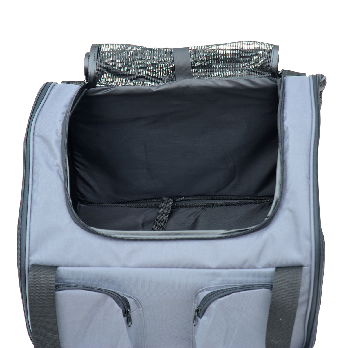 Foldable Pet Car Seat Carrier, Portable Mesh Travel Cage for Cats & Dogs