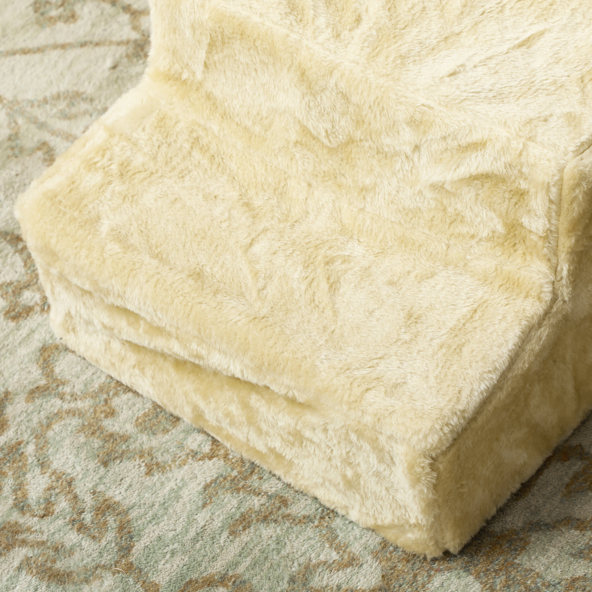 PawHut 3-Step Portable Dog Stairs with Washable Plush Cover