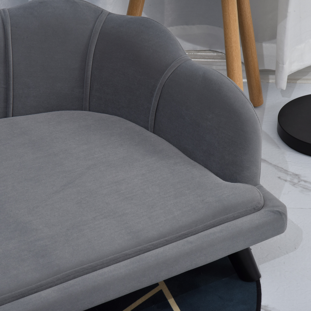 PawHut Dog Sofa Bed with Legs - For Medium to Large Dogs, Grey