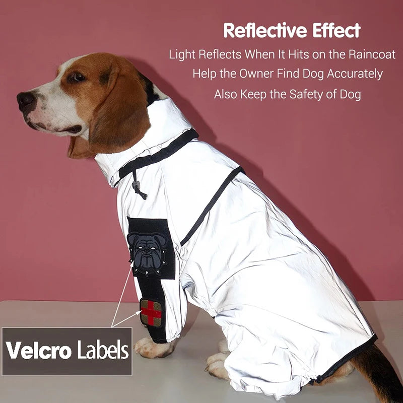 Reflective Waterproof Dog Jumpsuit – Outdoor Raincoat & Sunscreen Jacket 🐾