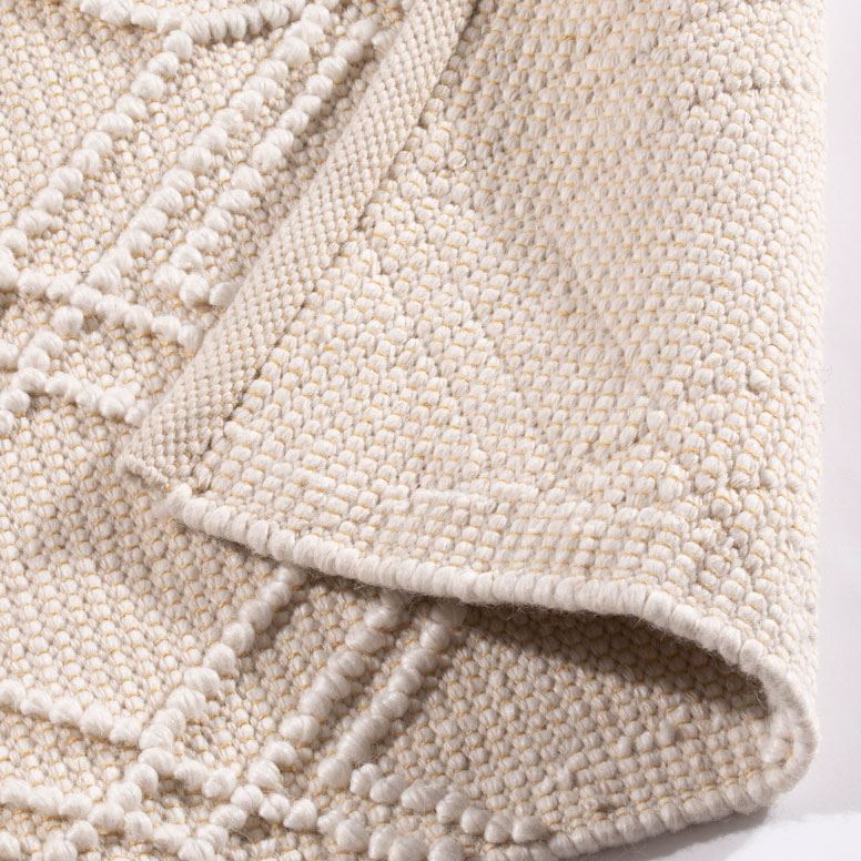 Blenheim Diamond 100% PET Cream Rug 160x230cm - Pet-Friendly