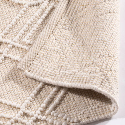 Blenheim Diamond 100% PET Cream Rug 160x230cm - Pet-Friendly