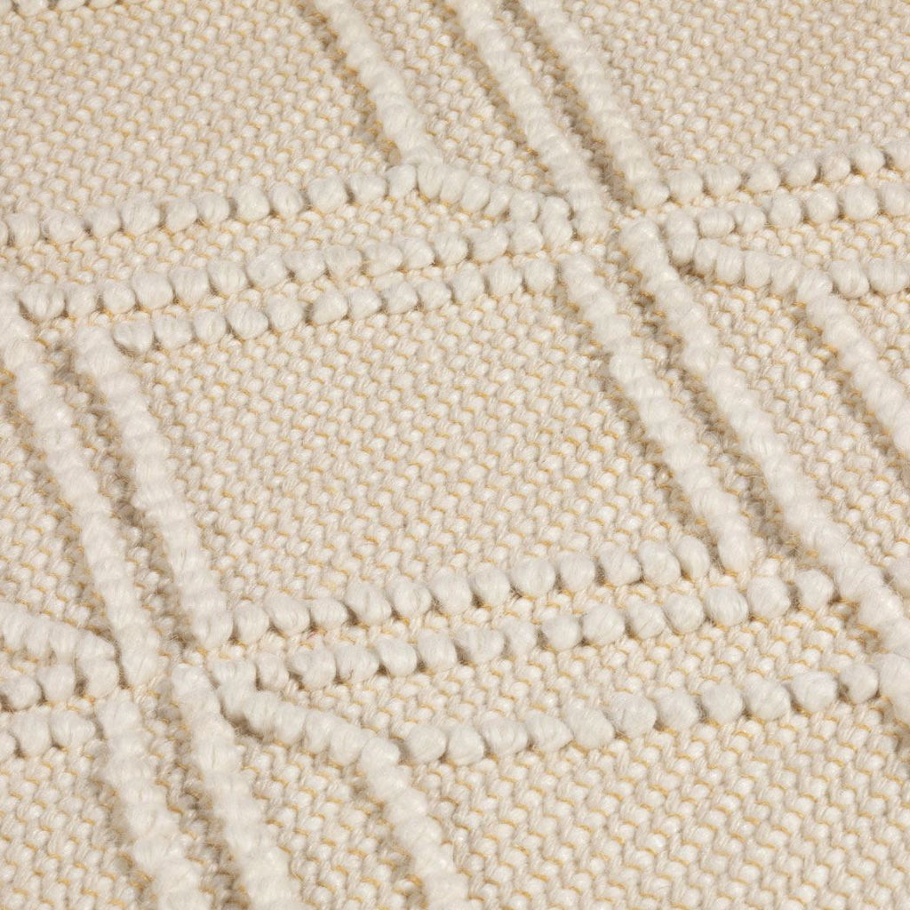 Blenheim Diamond 100% PET Cream Rug 160x230cm - Pet-Friendly