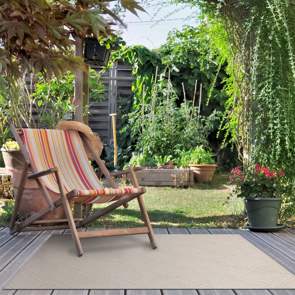 Blenheim Diamond Pet-Friendly Cream Rug 120x170 cm