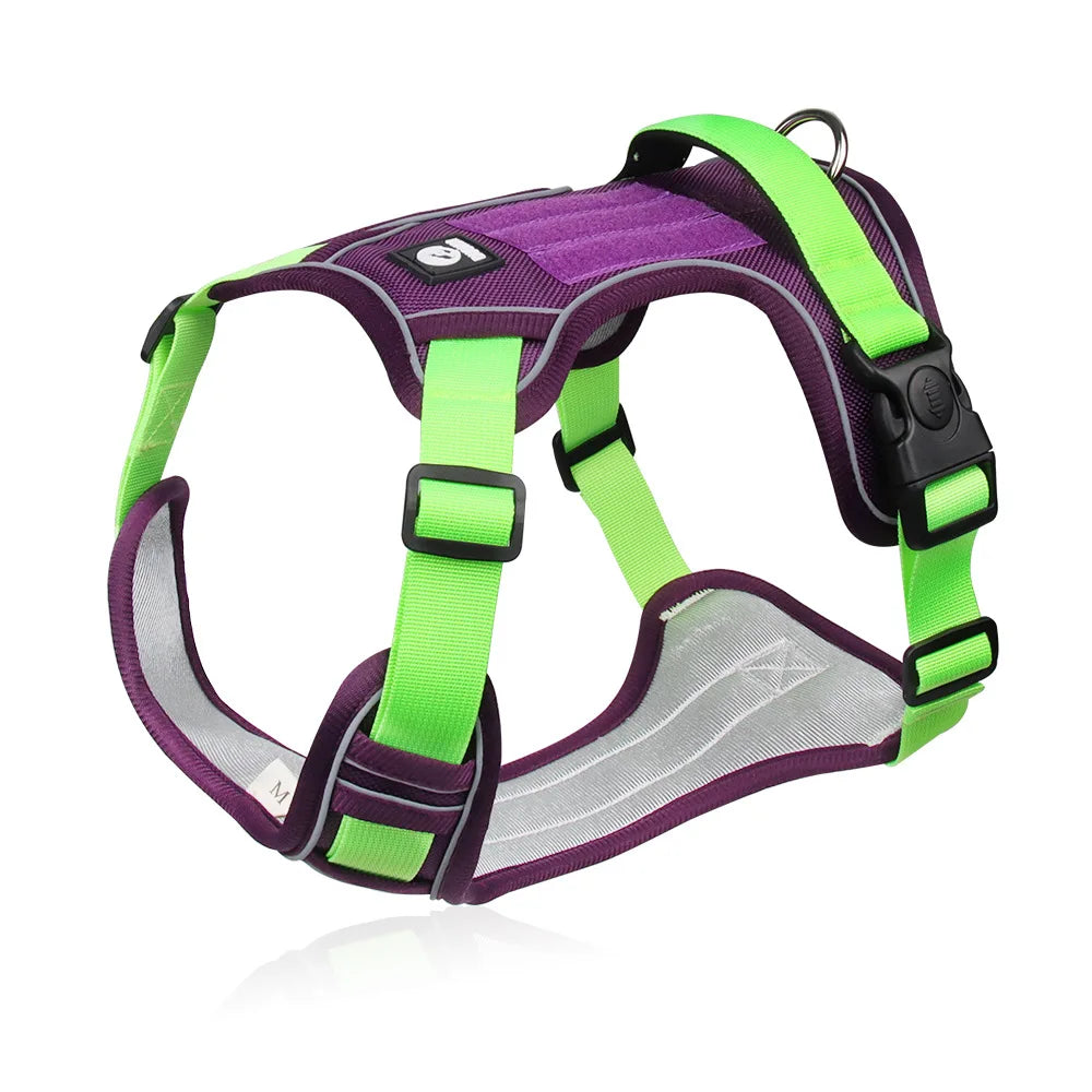 Reflective Tactical Dog Harness – Waterproof 1680D Oxford