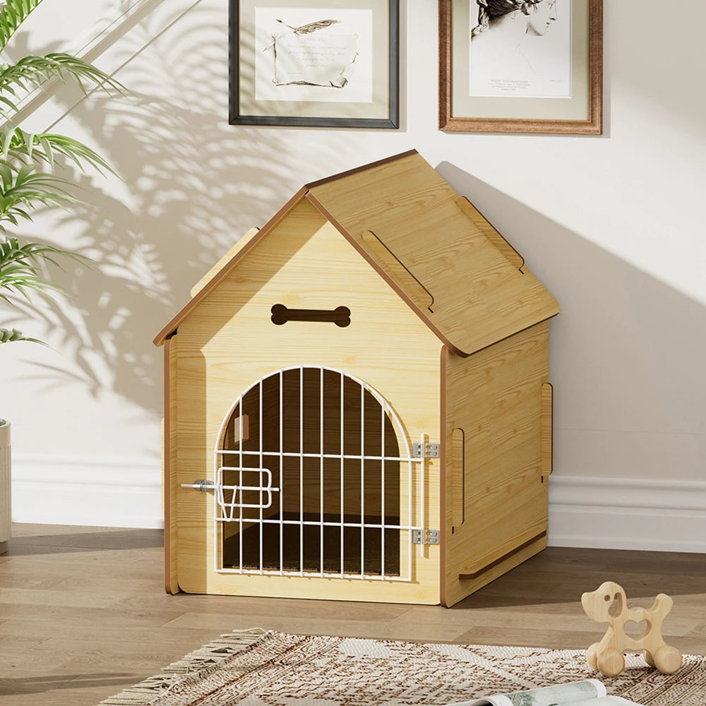 Tieker Wooden Pet House with Wire Door & Window