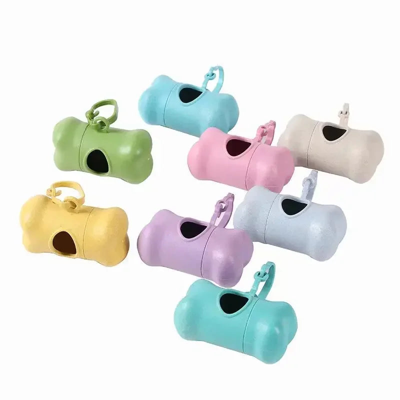 Bone-Style Dog Poop Bag Dispenser with Refill Bags 🦴🐾