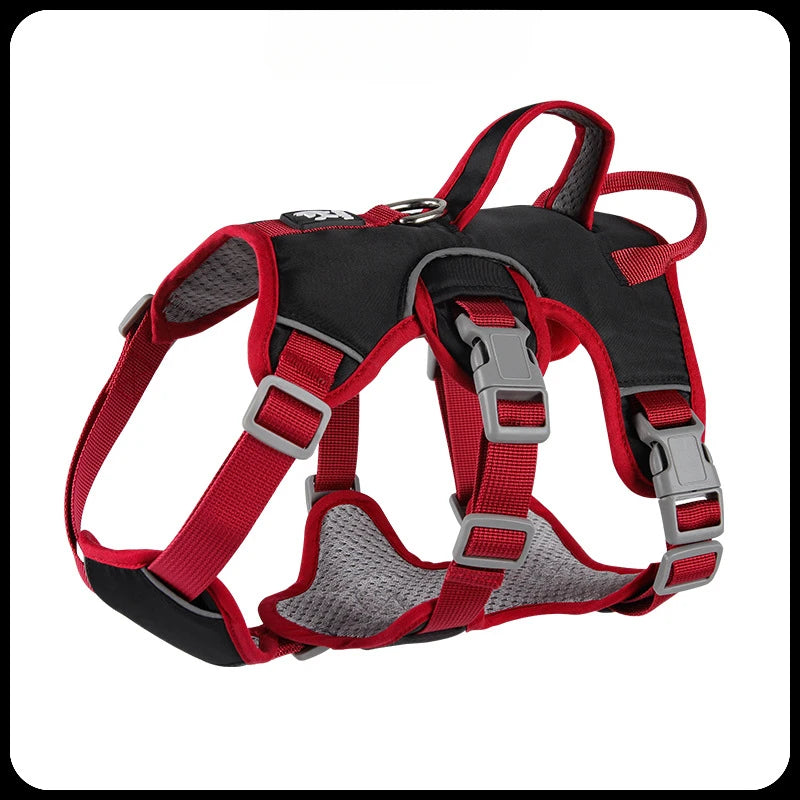 Durable No-Pull Dog Vest Harness – Reflective & Explosion-Proof Design