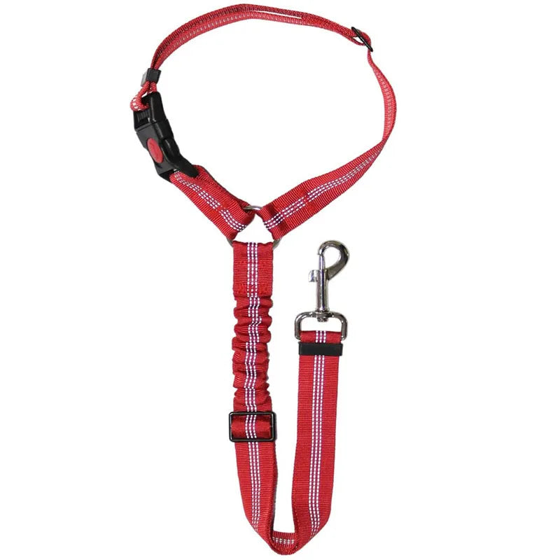 Reflective Pet Car Seat Belt &amp; Walking Lead