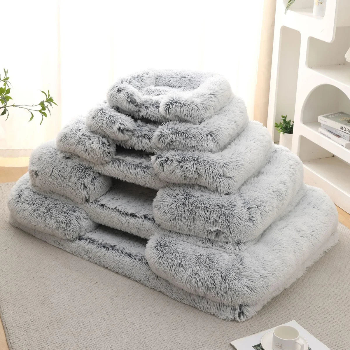 Square Plush Dog Bed