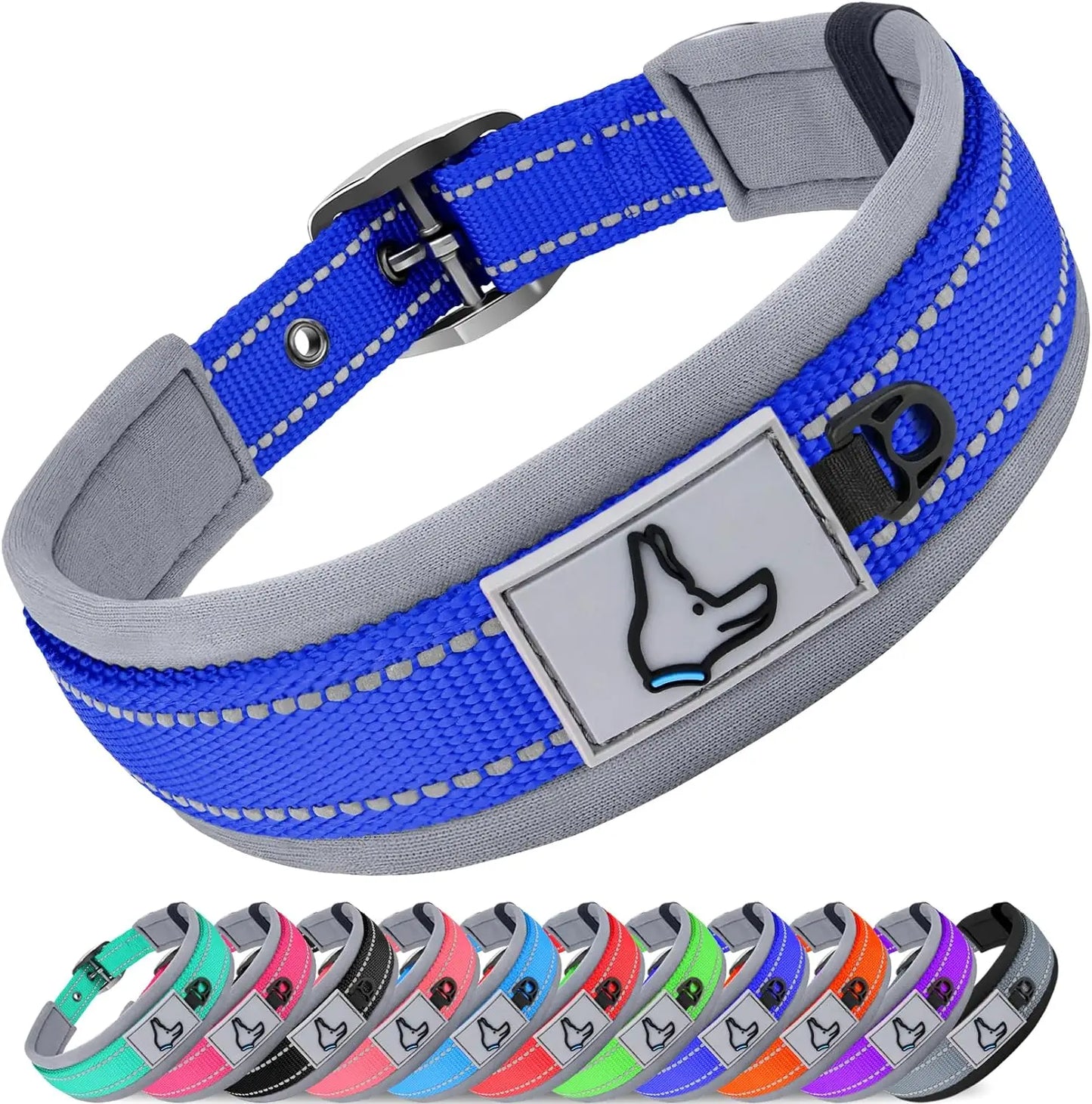 Solid Nylon Dog Collar – For Small, Medium, Large & XL Dogs