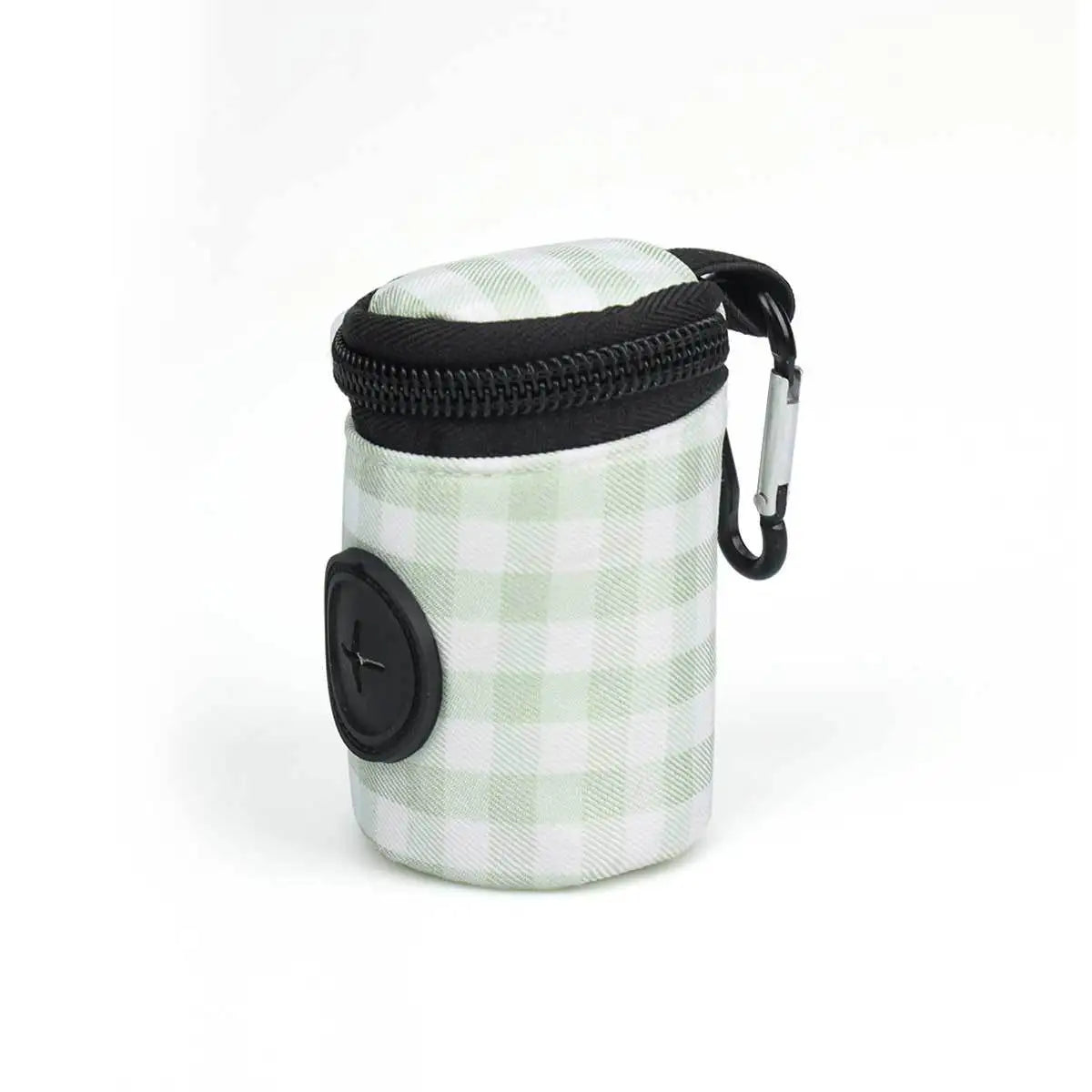 Checkered Pattern Pet Waste Bag – Stylish & Portable Poop Bag Holder 🐕👜
