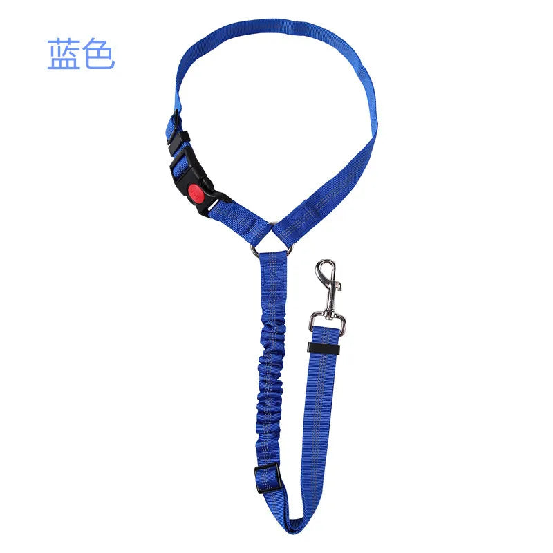 Reflective Pet Car Seat Belt &amp; Walking Lead