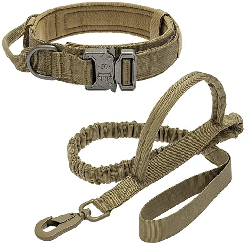 Military Tactical Dog Collar – Durable, Adjustable & Padded for Medium and Large Dogs