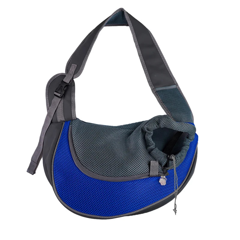 Mesh Sling Pet Carrier – Crossbody Shoulder Bag for Small Dogs & Cats