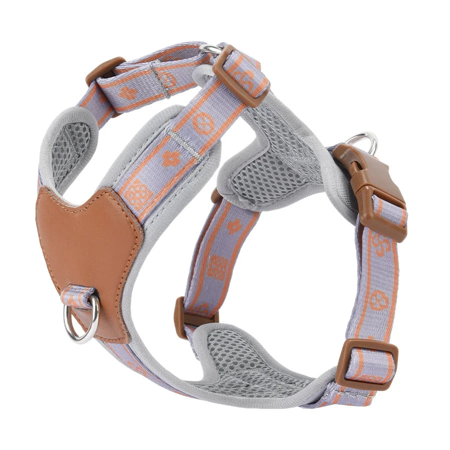 Adjustable Dog Harness – Nylon Vest for Small & Medium Pets
