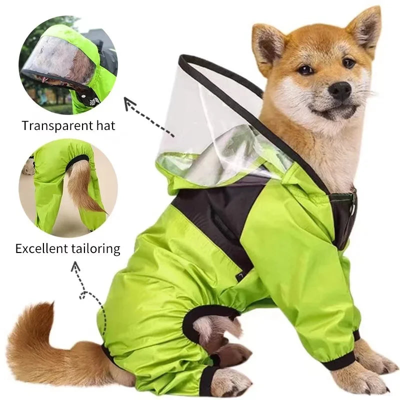 The Dog Face™ Waterproof Dog Raincoat 🌧️