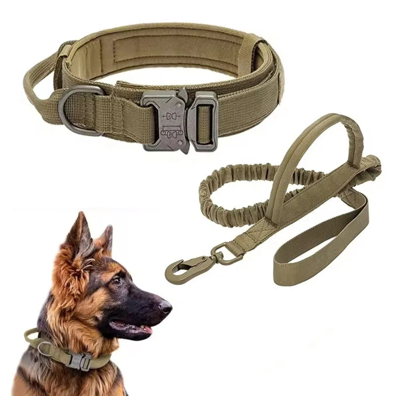 Tactical Dog Collar – Heavy-Duty Nylon with Metal Buckle