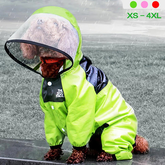 The Dog Face™ Waterproof Dog Raincoat 🌧️