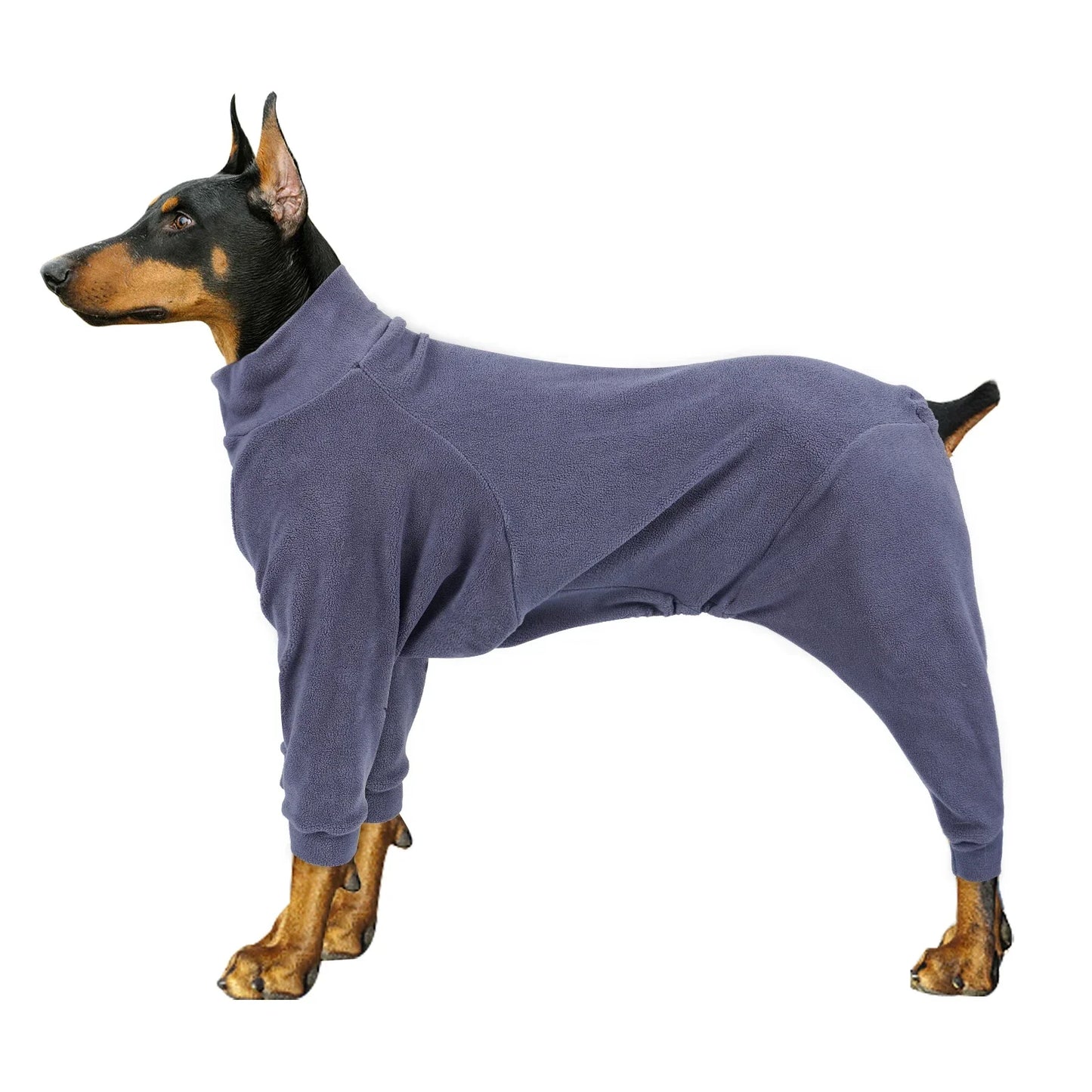 Fleece Winter Clothes for Dogs Winter Warm Dog Pajamas Clothes Four Legs Dog Elasticity Pajamas Clothes for Small Large Dogs