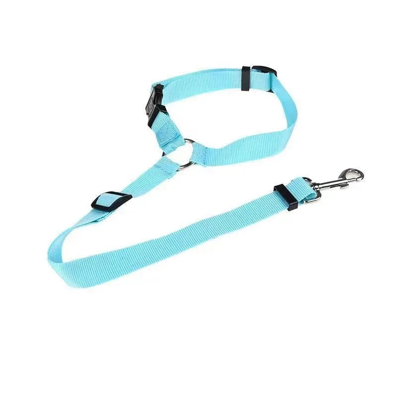 Two-in-One Pet Car Seat Belt &amp; Lead
