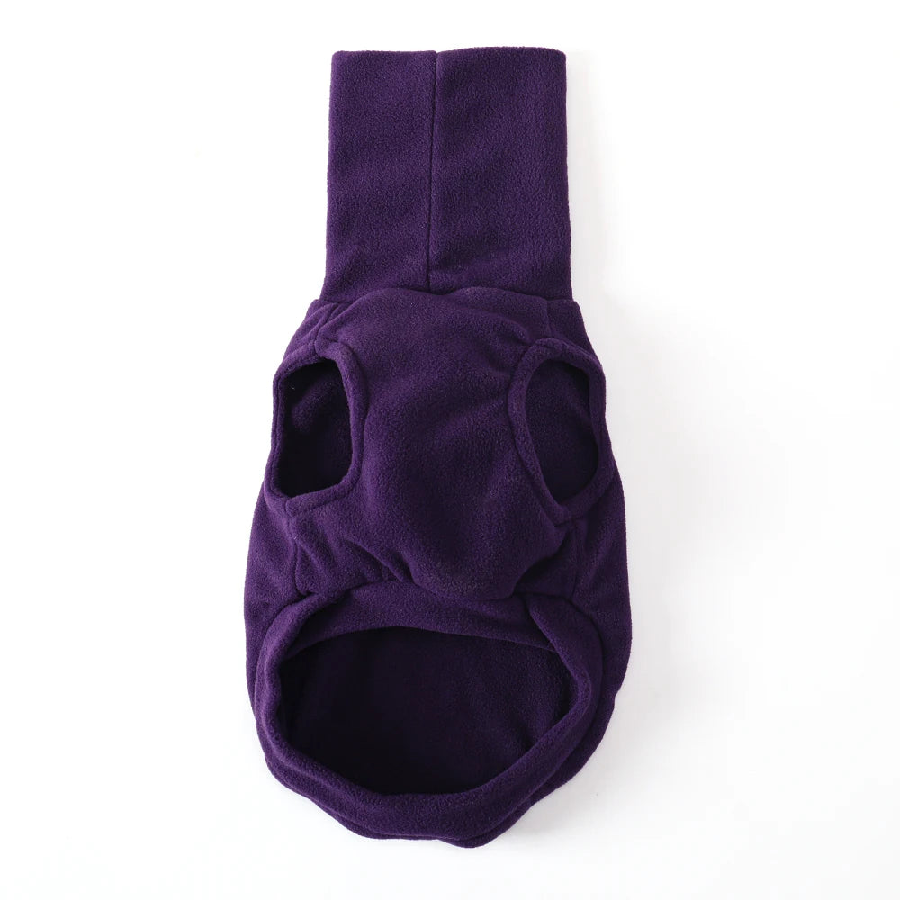 Winter Fleece Whippet Vest – Soft Turtleneck Jumper for Italian Greyhounds 🐾