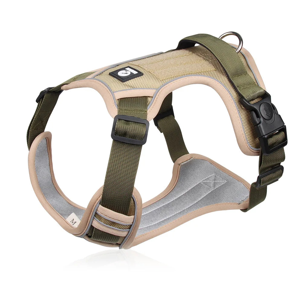 Reflective Tactical Dog Harness – Waterproof 1680D Oxford