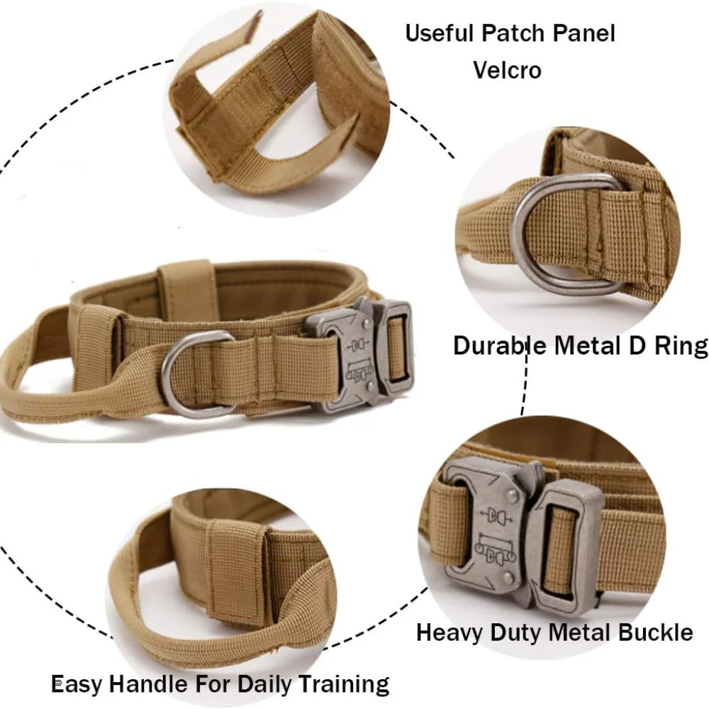 Tactical Training Dog Collar – Heavy Duty & Adjustable