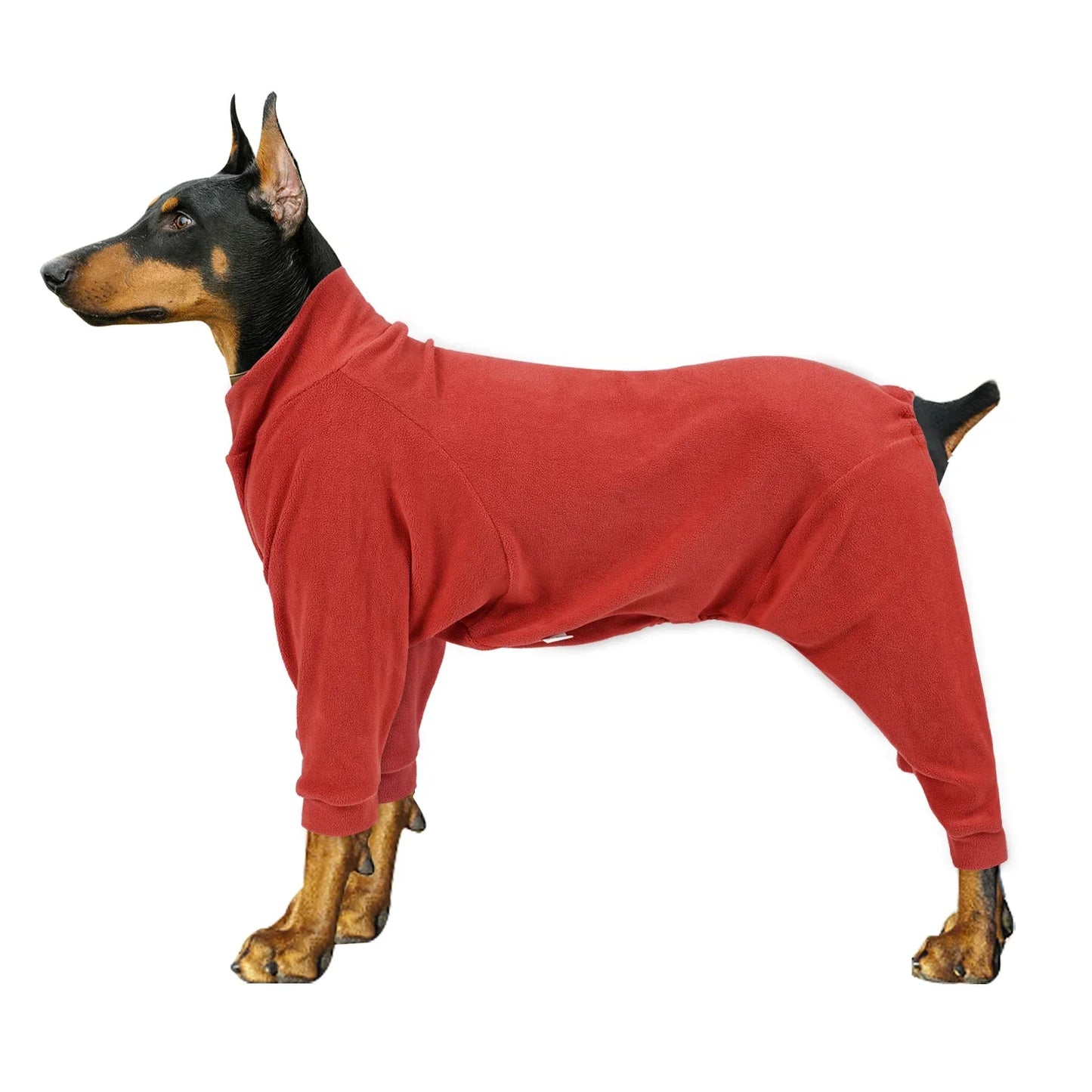 Fleece Winter Clothes for Dogs Winter Warm Dog Pajamas Clothes Four Legs Dog Elasticity Pajamas Clothes for Small Large Dogs
