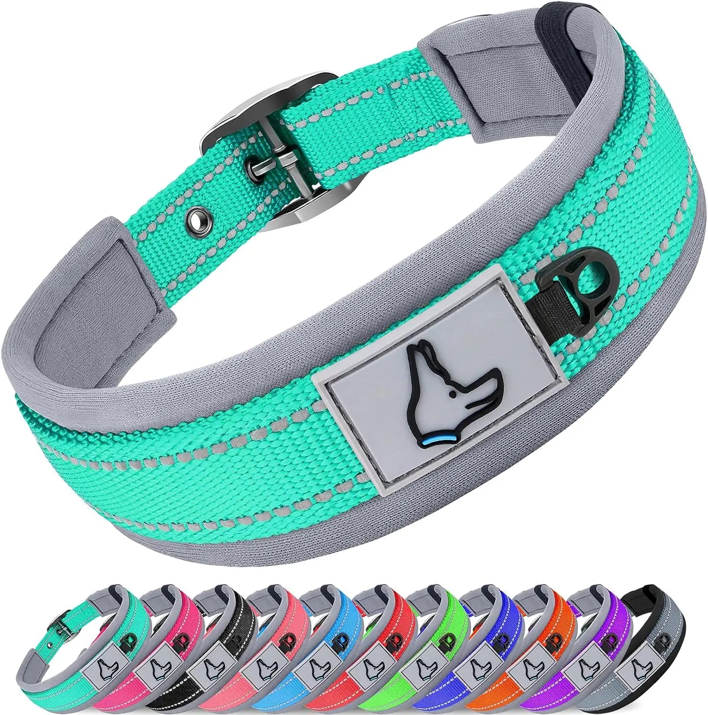 Solid Nylon Dog Collar – For Small, Medium, Large & XL Dogs