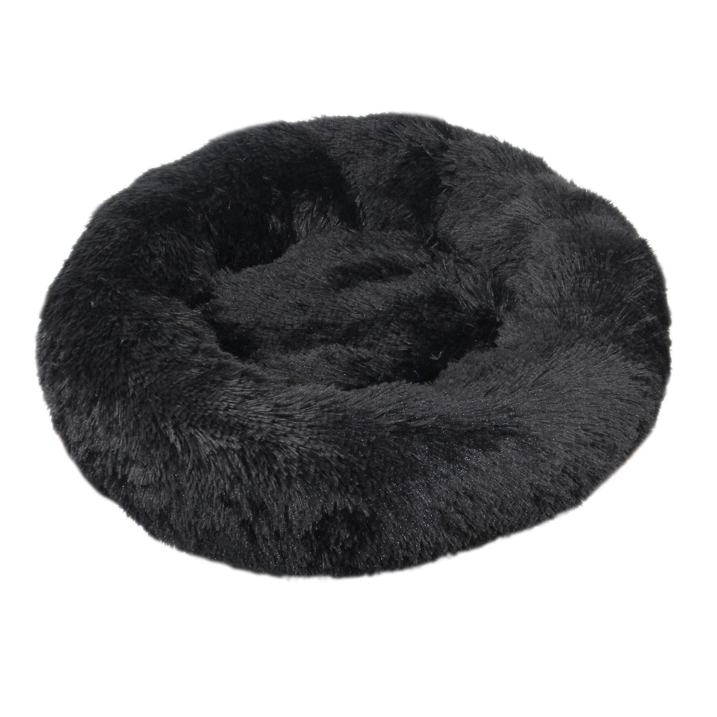Luxury Round Pet Bed – Super Soft Plush for Cats & Large Dogs