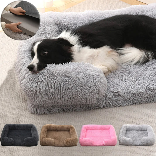 Square Plush Dog Bed