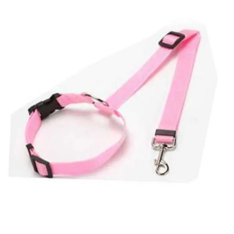 Two-in-One Pet Car Seat Belt &amp; Lead