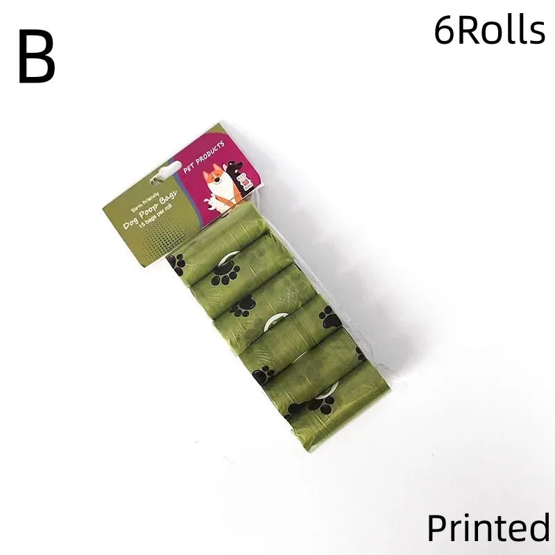 Biodegradable Dog Poop Bags with Dispenser – Eco-Friendly, Leak-Proof & Scented 🌿