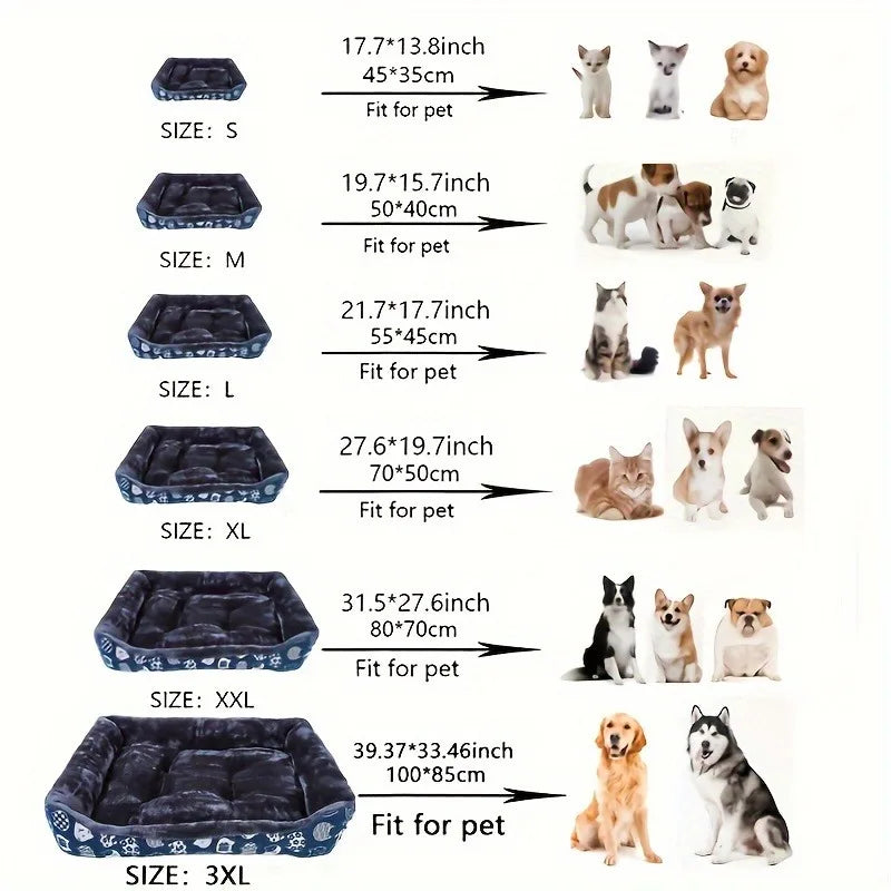 Luxury Soft Pet Bed – Warm, Cosy & Supportive