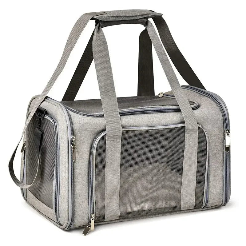 Airline Approved Pet Carrier Backpack – Side Ventilated Travel Bag for Small Dogs & Cats