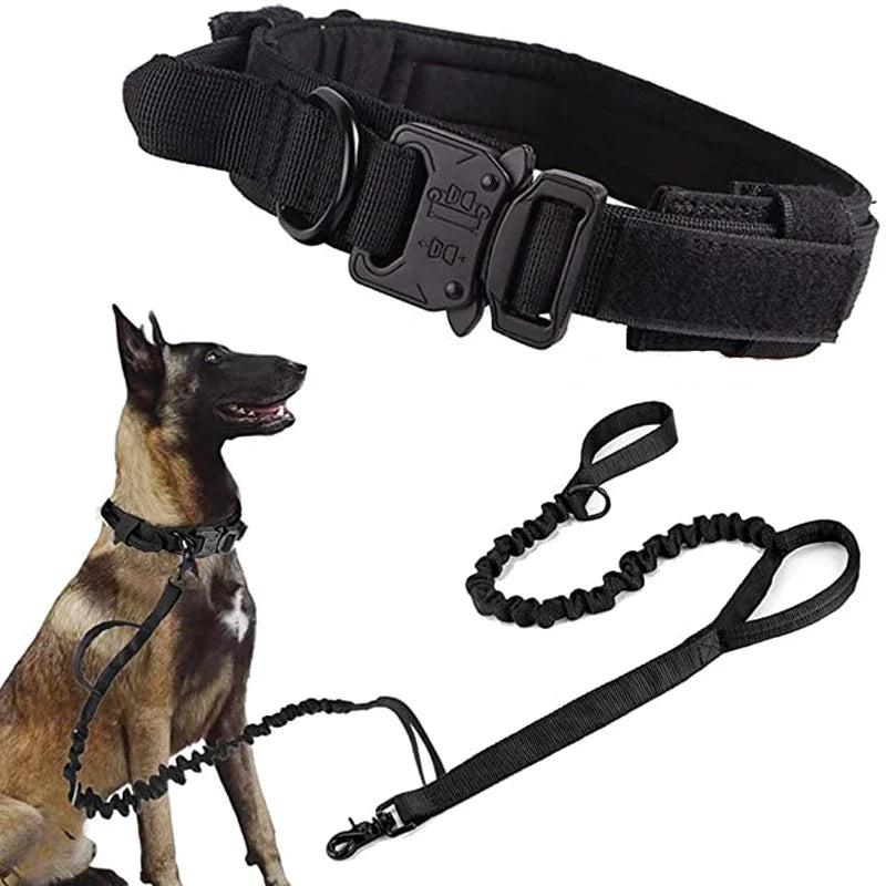 Military Tactical Dog Collar – Durable, Adjustable & Padded for Medium and Large Dogs