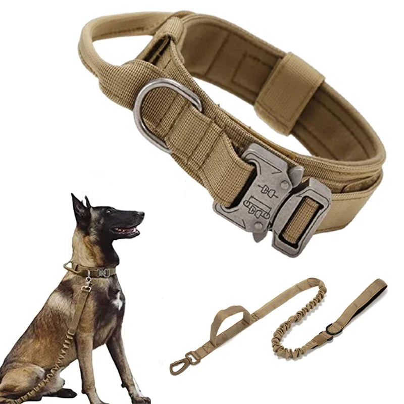 Military Tactical Dog Collar – Durable, Adjustable & Padded for Medium and Large Dogs