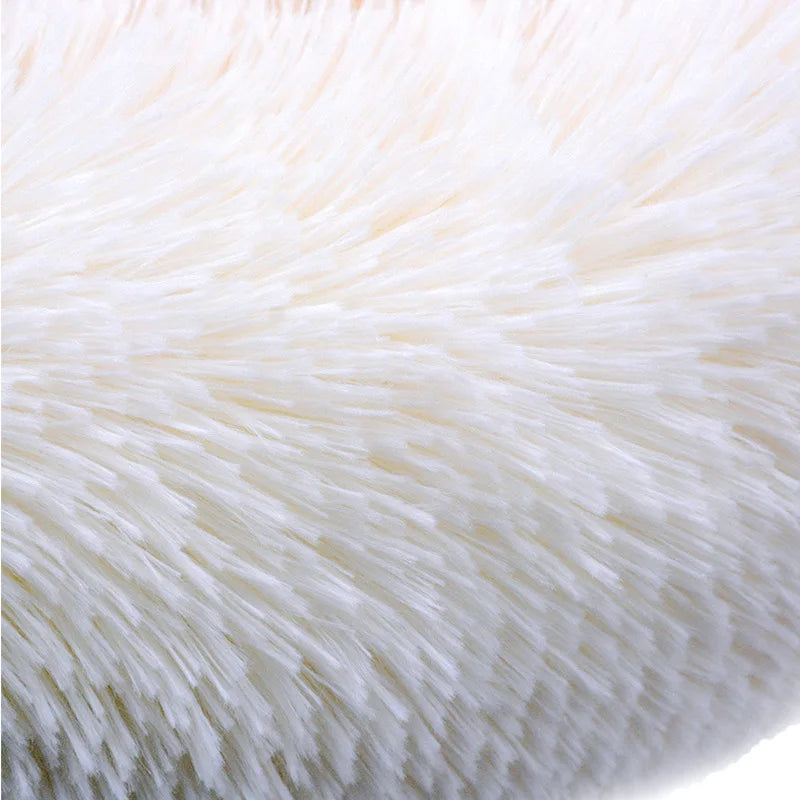 Large Plush Dog Bed with Thickened Pad