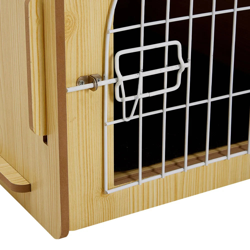 Tieker Wooden Pet House with Wire Door & Window