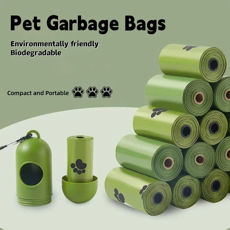 Biodegradable Dog Poop Bags with Dispenser – Eco-Friendly, Leak-Proof & Scented 🌿