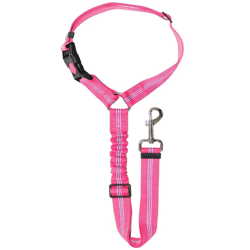 Reflective Pet Car Seat Belt &amp; Walking Lead