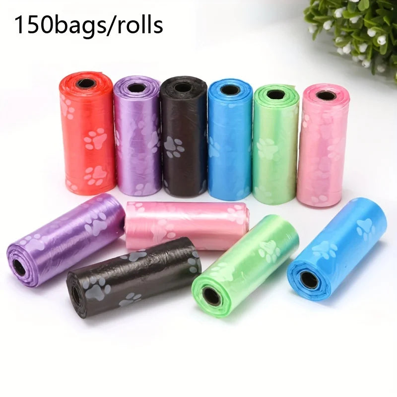 Thick Leak-Proof Dog Poop Bags – 5/10/20 Rolls 🐾