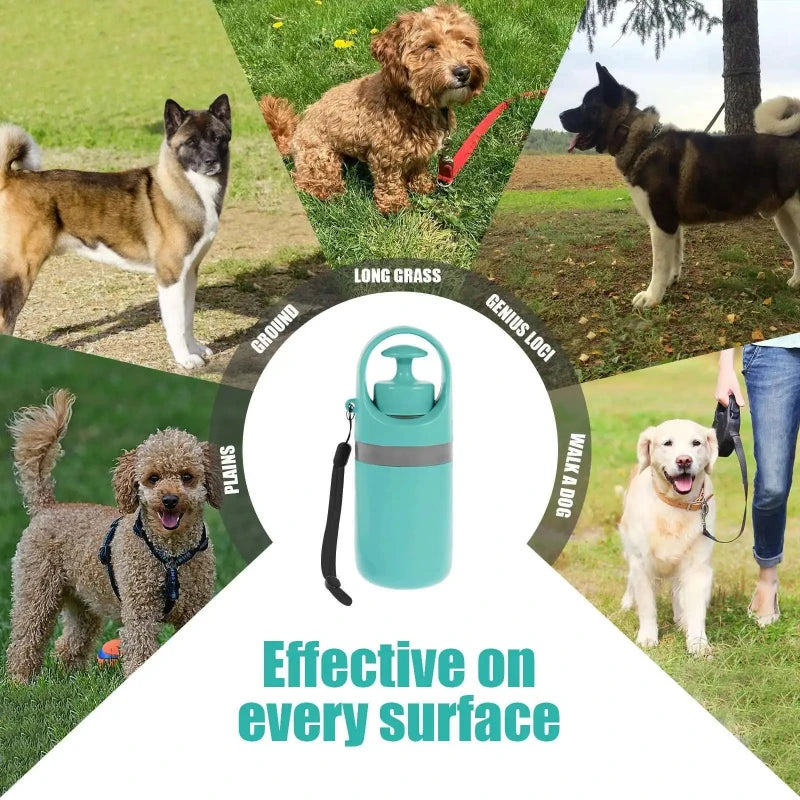 Portable Pet Poop Scooper with Built-In Bag Dispenser