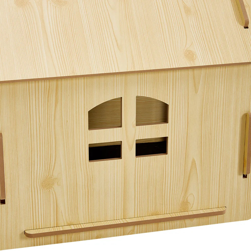 Tieker Wooden Pet House with Wire Door & Window