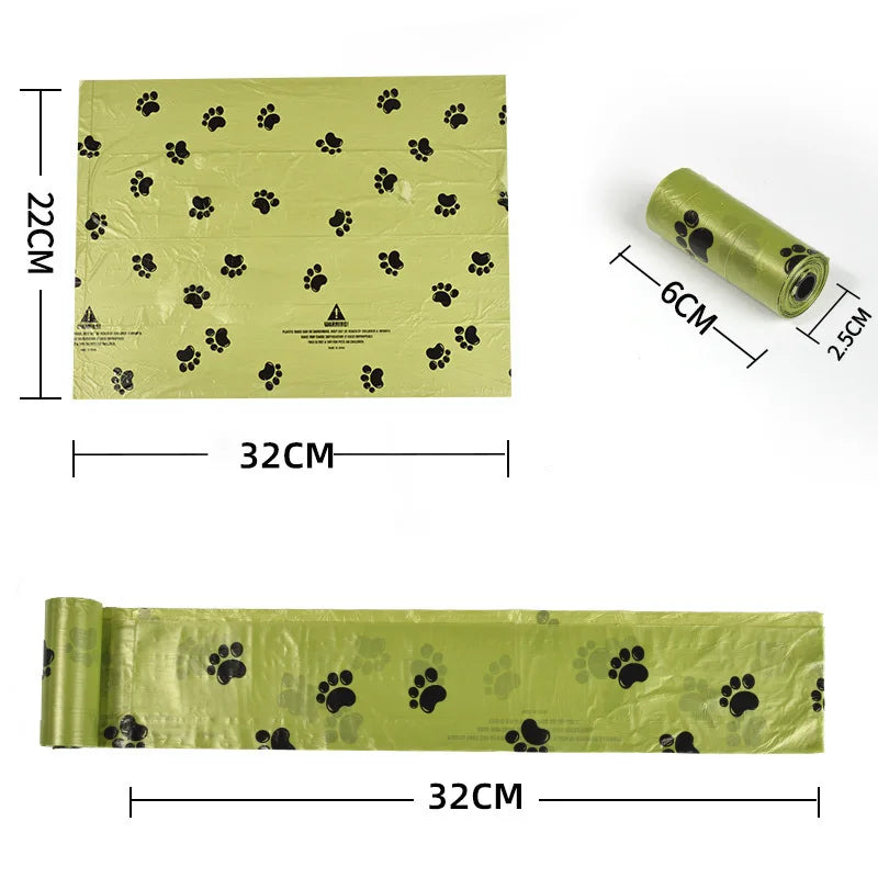 Biodegradable Dog Poop Bags with Dispenser – Eco-Friendly, Leak-Proof & Scented 🌿
