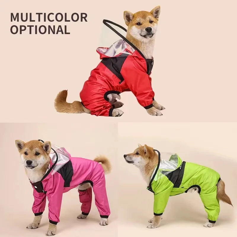 The Dog Face™ Waterproof Dog Raincoat 🌧️